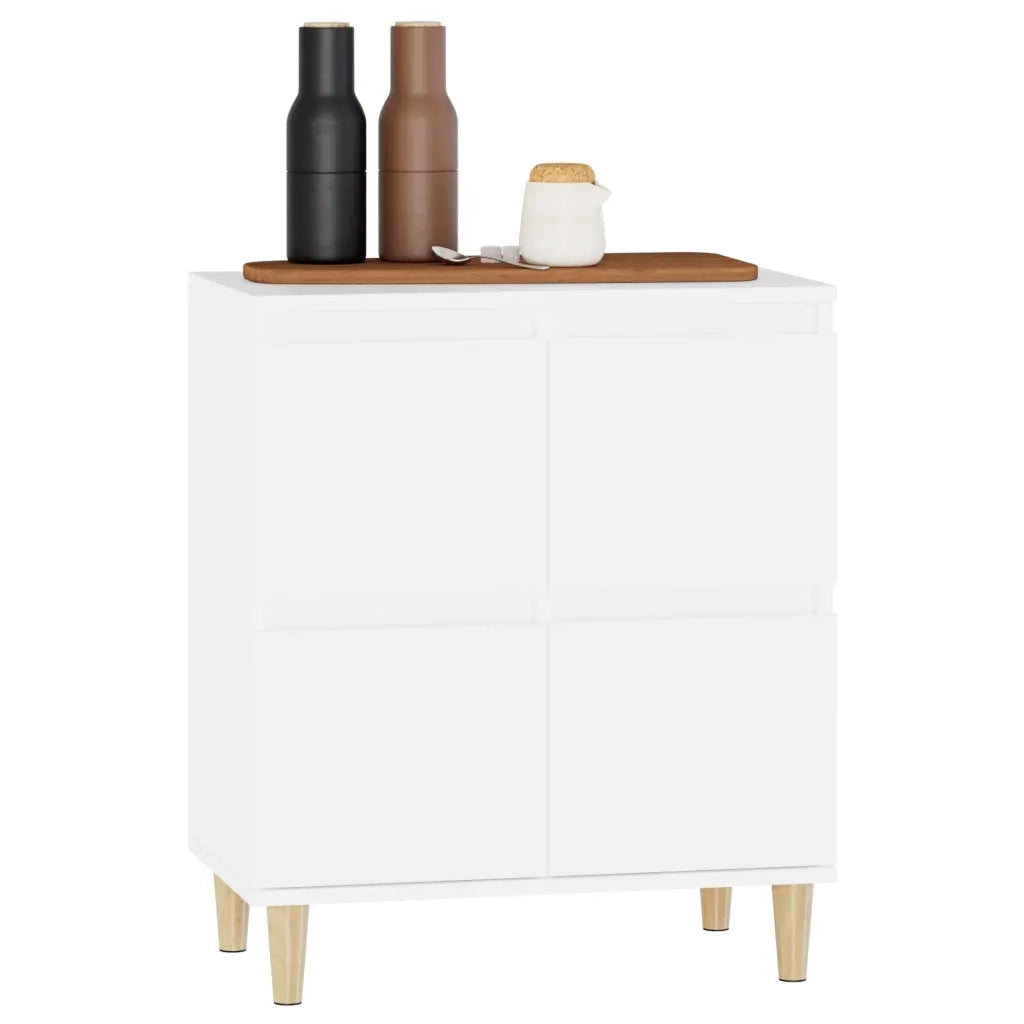 Credenza Bianca 60x35x70 cm in Legno Multistrato 821156