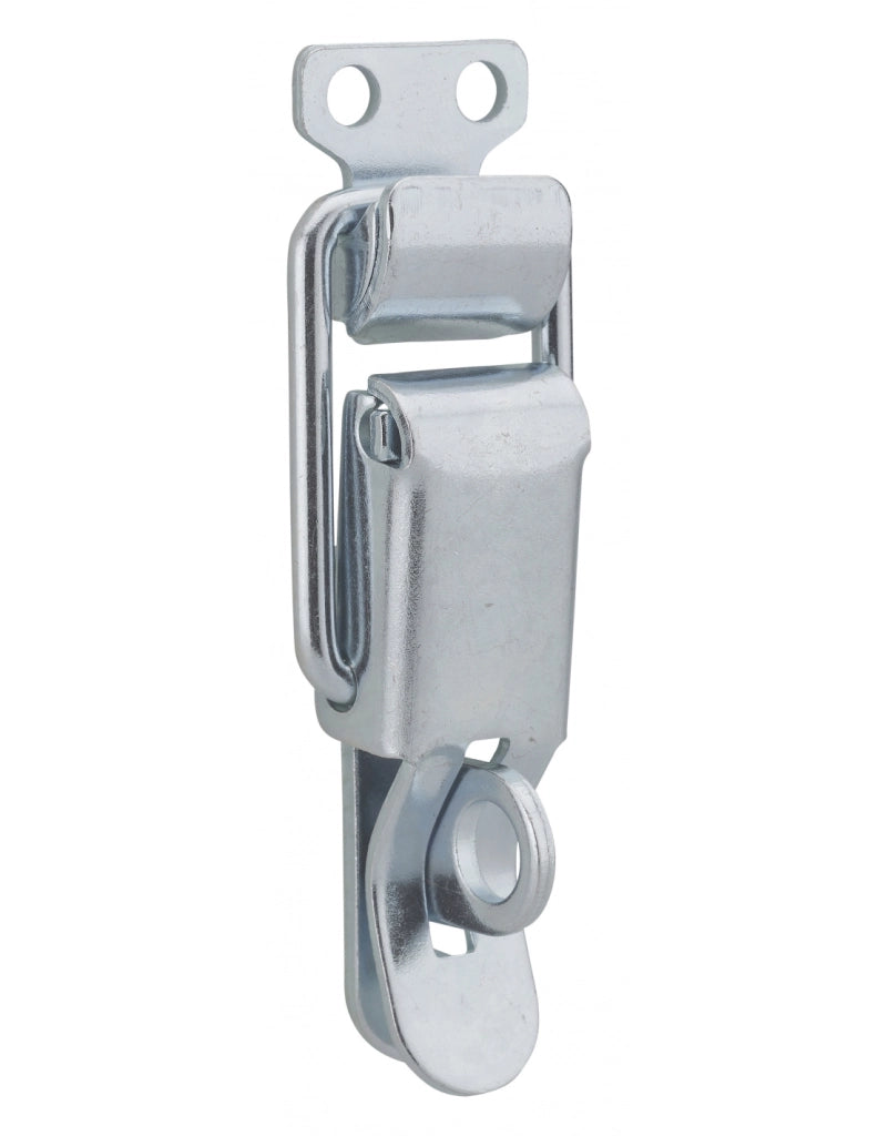Chiusura a leva con gancio lucchettabile, acciaio, altezza 84mm, zincato - THIRARD