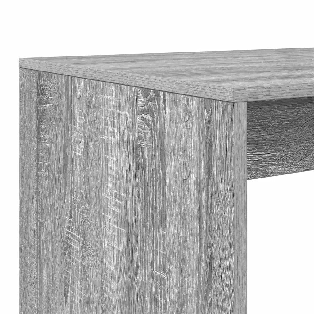 Scrivania | Tavolo da Ufficio Grigio Sonoma 108 x 55 x 103.5 cm Legno multistrato