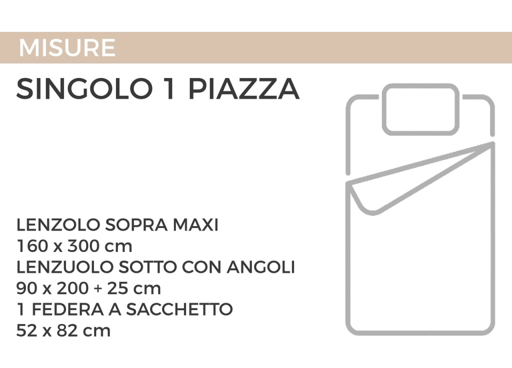 Completo Lenzuola In Morbida Flanella Made Italy Disegno Planet C.N - 1 Piazza - Planet