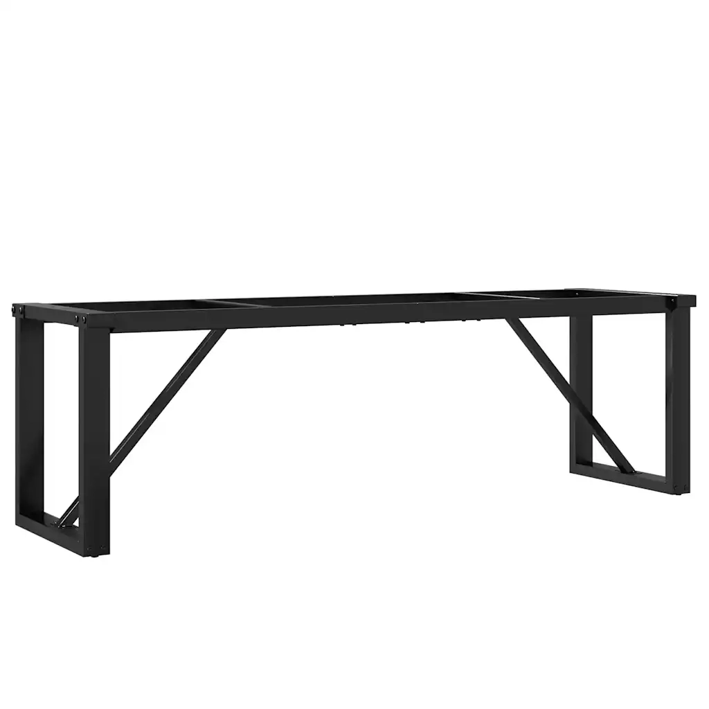 Telaio Gambe a O per Tavolino da Salotto-Gamba per Tavolo 140x30x43cm in Acciaio