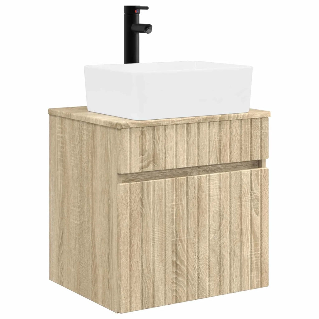 Mobile lavabo da parete Rovere Sonoma 49 x 41 x 63 cm 890584