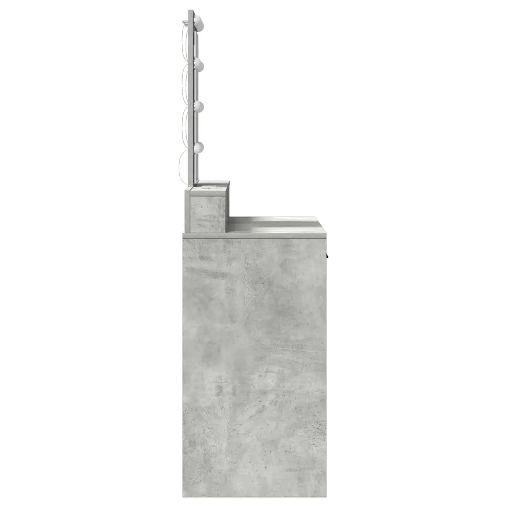 Tavolo da Trucco Grigio 100 x 41 x 140 cm Legno ingegnerizzato 865175