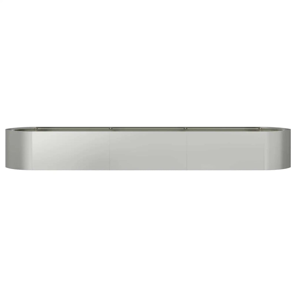 Letto rialzato da giardino Acciaio zincato 300 x 40 x 40 cm 8011731