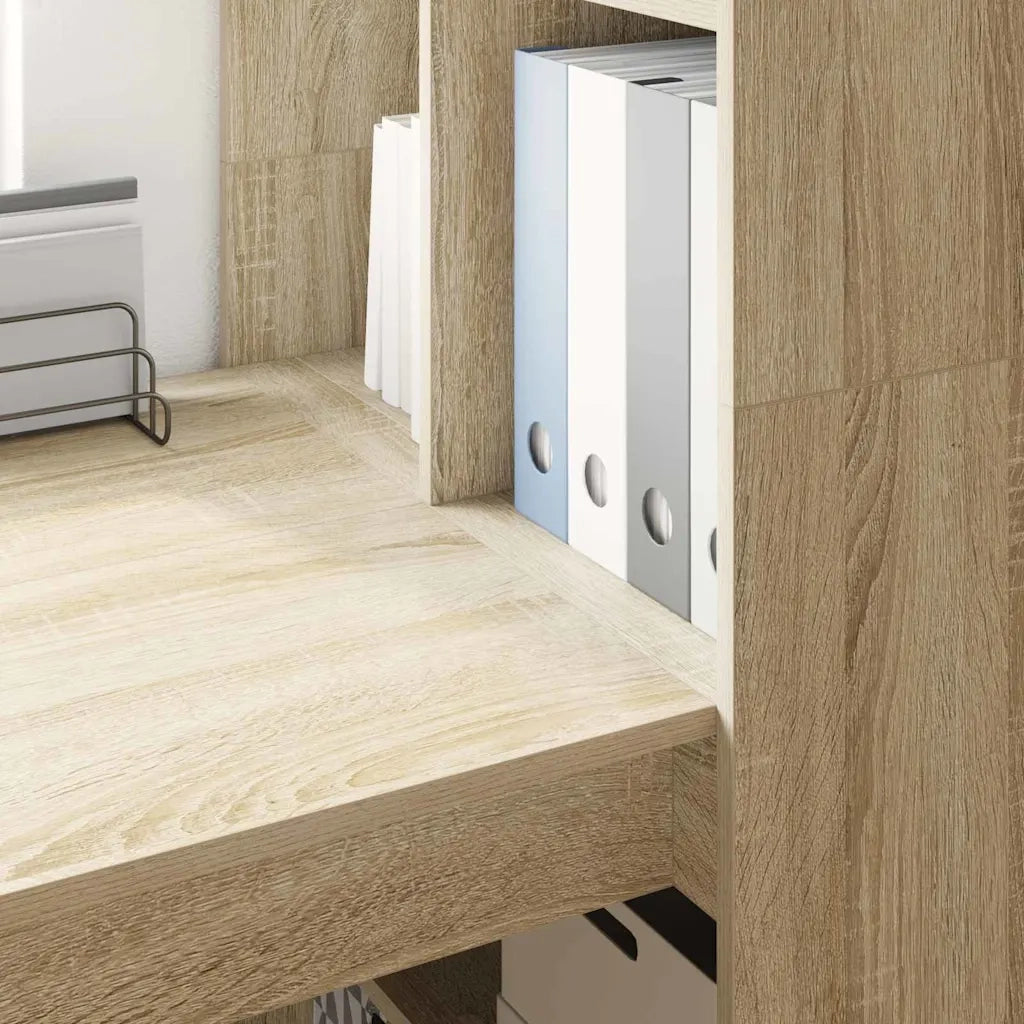 Scrivania Rovere Sonoma Legno ingegnerizzato 122 x 67 x 145 cm 3337259
