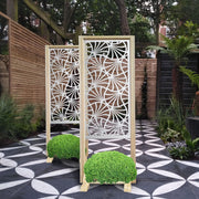 CAMPANE - Separè - Paravento modulabile - 70x190cm - in Legno e PVC Colore: bianco