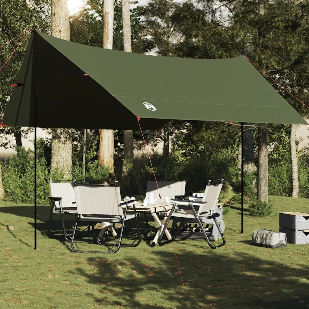 Telone da Campeggio Verde Oliva 438x376x212 cm Impermeabile 4009606