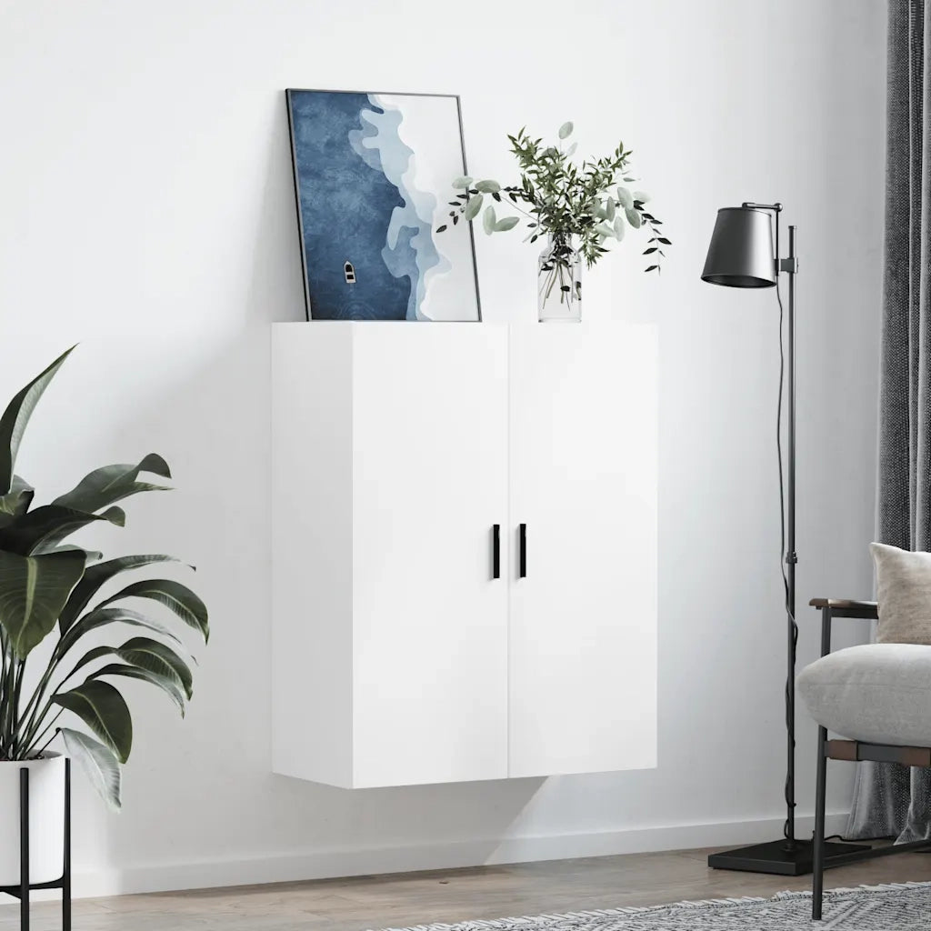 Mobile a Parete Bianco 69,5x34x90 cm 828436