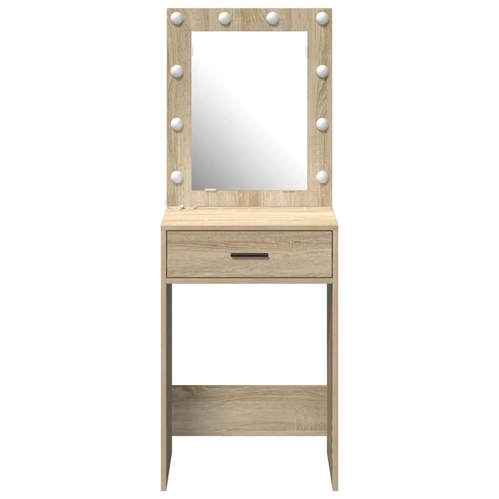 Tavolo da Trucco con cassetto Rovere Sonoma 50 x 41 x 135 cm 865039