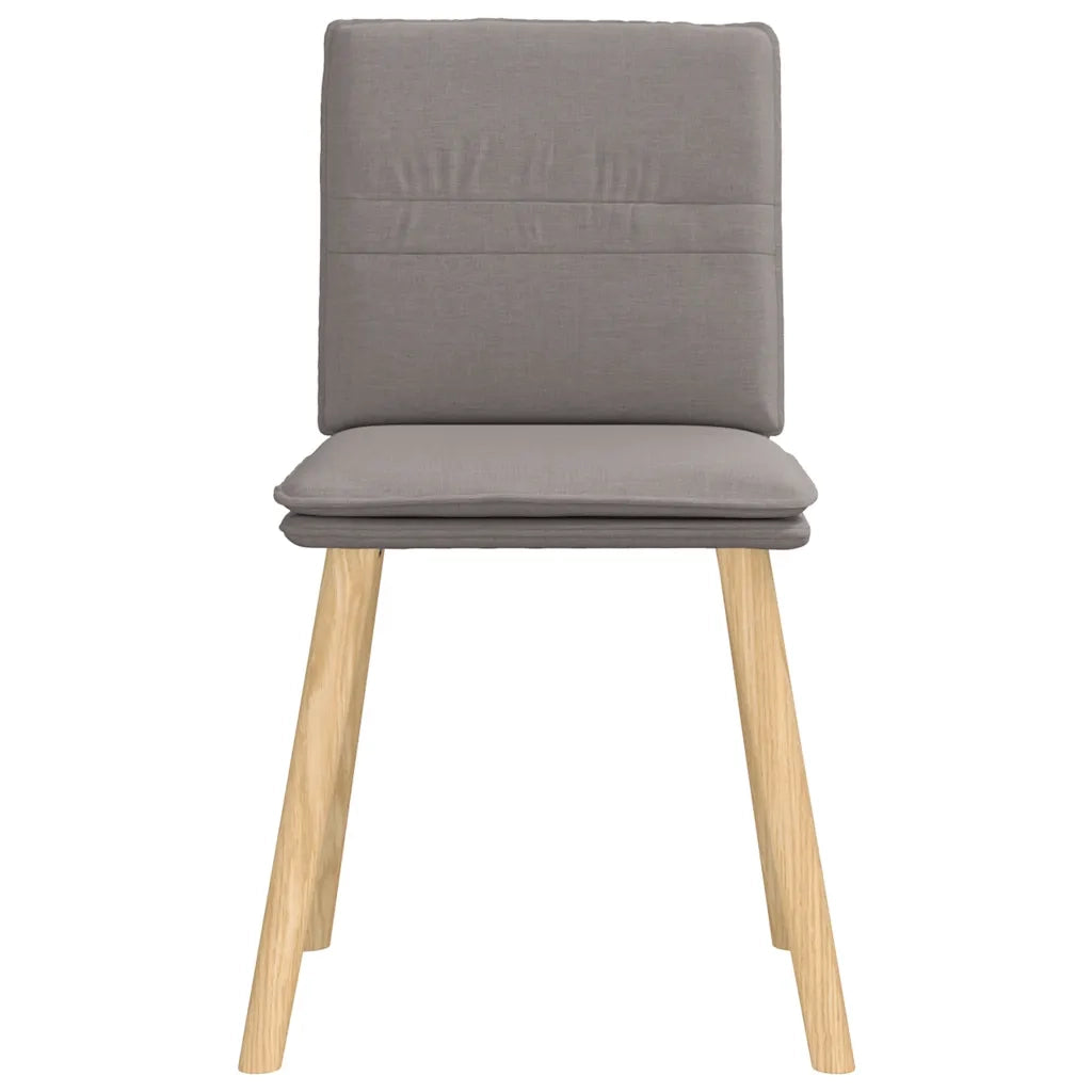 Sedie da Pranzo 6 pz Grigio Talpa in Tessuto 3315631