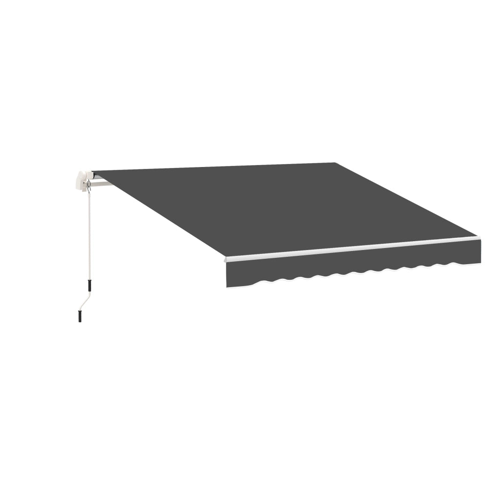 Tenda da sole con lambrequin ¨C Minimal ¨C Grigio 282x240 cm