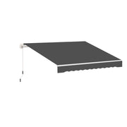 Tenda da sole con lambrequin ¨C Minimal ¨C Grigio 282x240 cm
