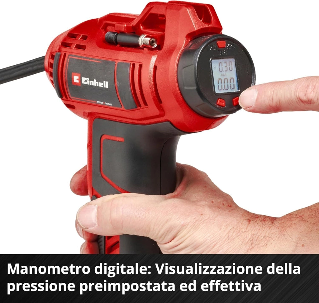 Compressore Portatile Batteria Cecc 18LI Einhell Volt 18 Xchange Solo Corpo
