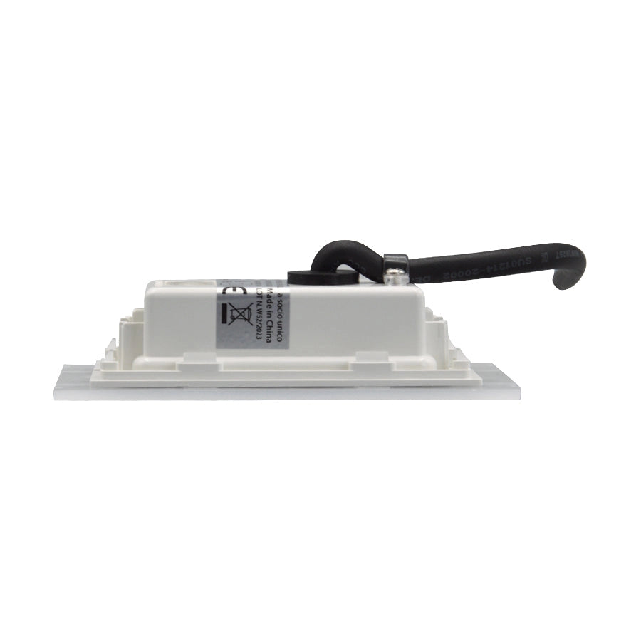 Faretto segnapassi da esterno Con Placchette intercambiabili lampada da muro IP65 LED 3W ad incasso per scatola 503, CCT 3 Tonalità selezionabile luce fredda Luce calda Luce Naturale