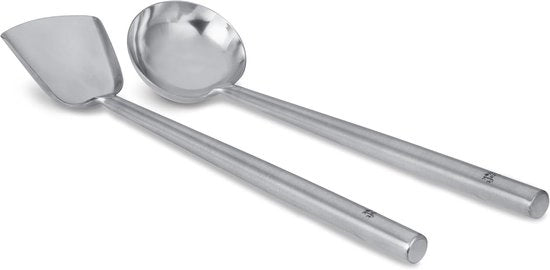 Polipetto e Spatola per Wok con Manico Rotante 732W326