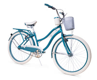 Bicicletta da 26" per Bambini e Ragazzi Telaio Hi-Ten Freni V-Brake Cruise Deluxe Azzurro