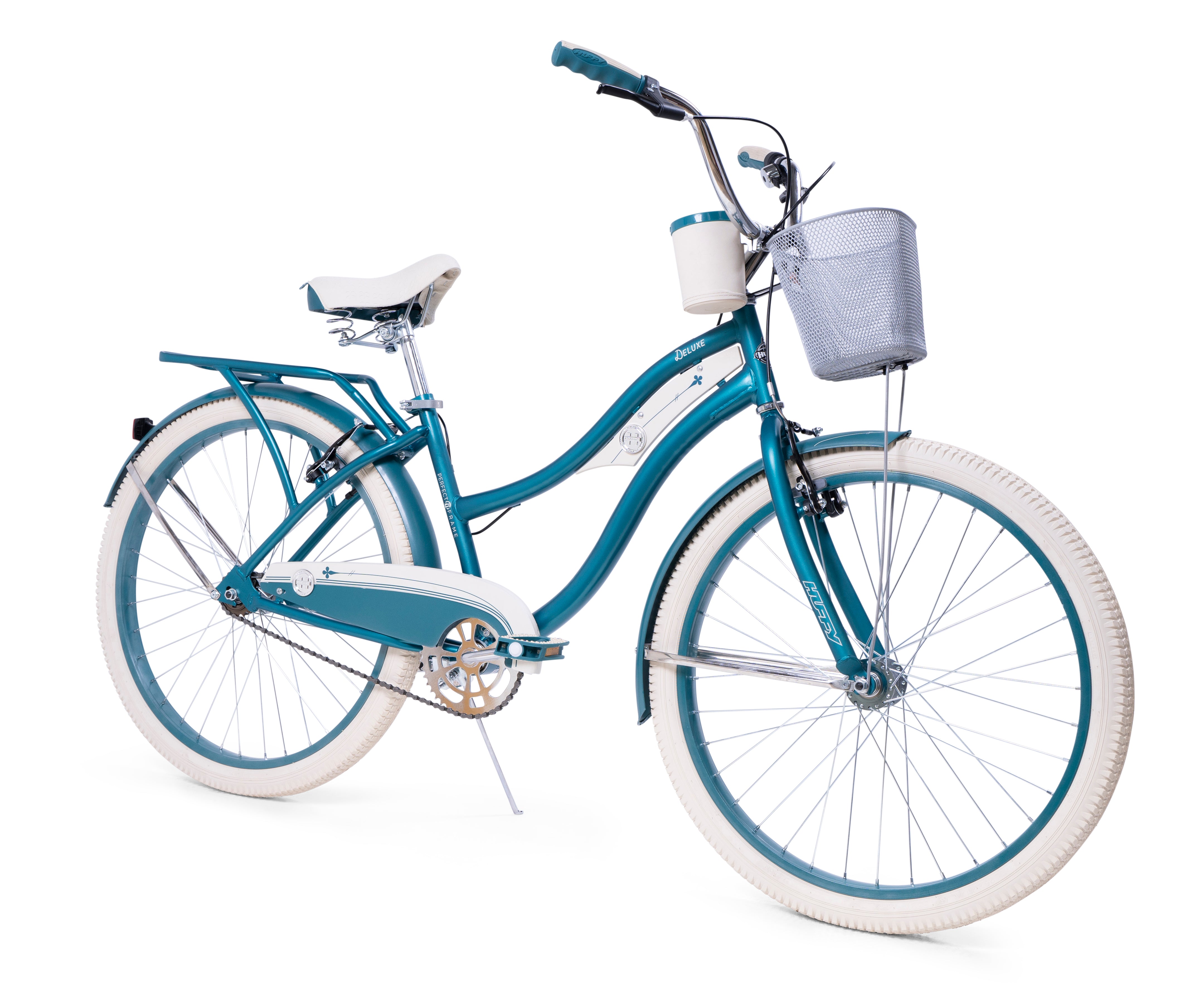 Bicicletta da 26" per Bambini e Ragazzi Telaio Hi-Ten Freni V-Brake Cruise Deluxe Azzurro