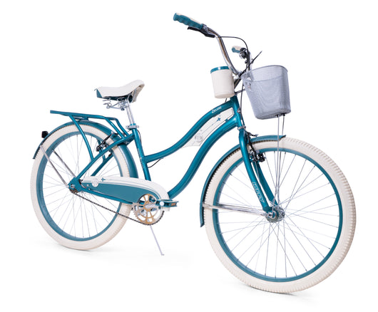 Bicicletta da 26" per Bambini e Ragazzi Telaio Hi-Ten Freni V-Brake Cruise Deluxe Azzurro