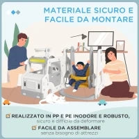 Set Scivolo per Bambini 18-48 Mesi con Altalena, Macchinina e Canestro, 201x151x87.5cm, Bianco