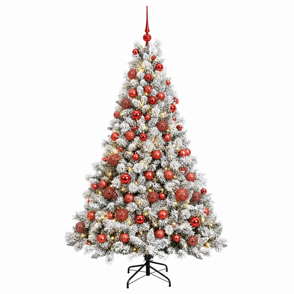 Albero di Natale Artificiale con Palline 240 cm 300 LED 3466810