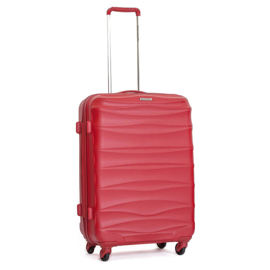 Trolley Valigia Media Rigida in ABS 4 Ruote TSA Ravizzoni Infinity Rosso