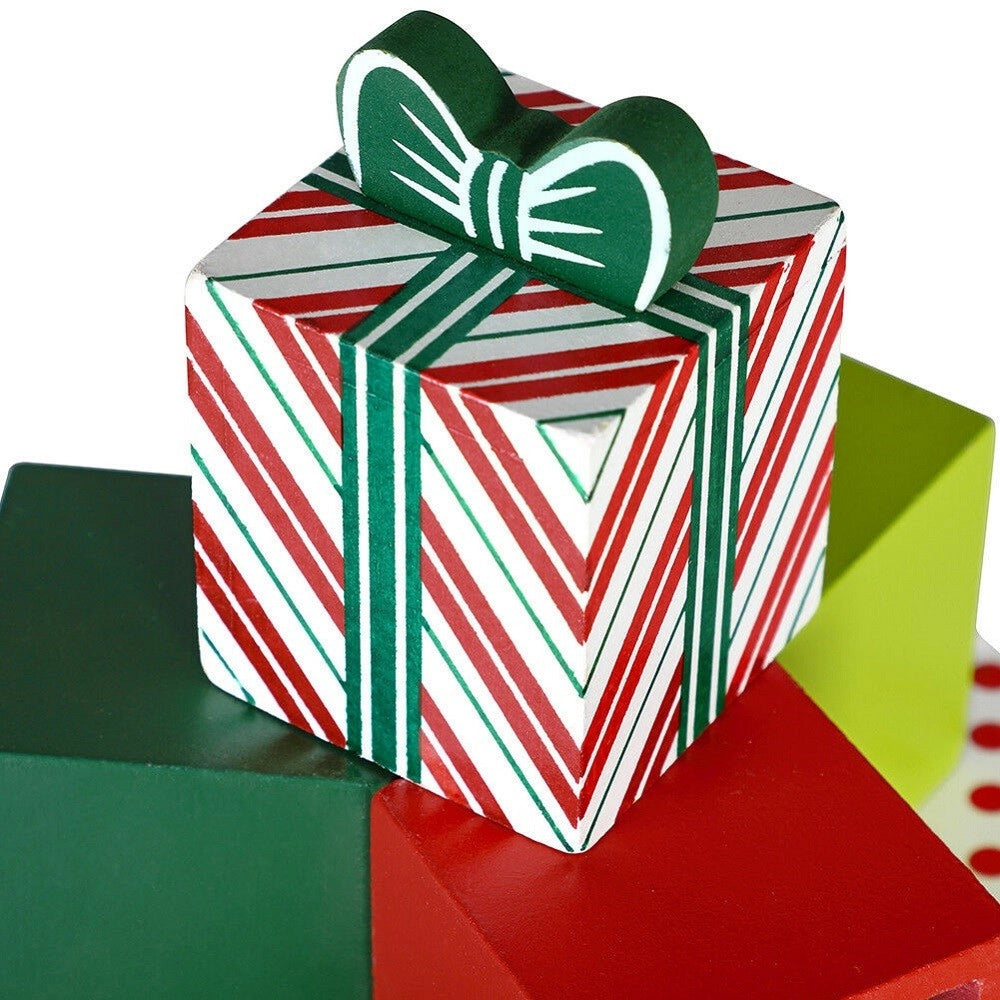 Trade Shop - Calendario Avvento Regali Di Natale In Legno 24 Cassetti Decorazioni Natalizie -