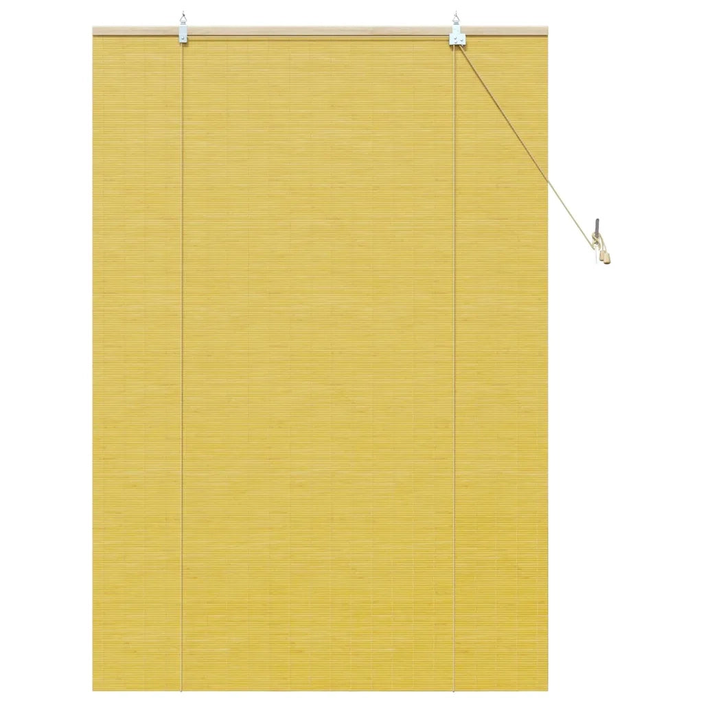vidaXL Tende e Tapparelle per Finestre con tende Giallo Bambù