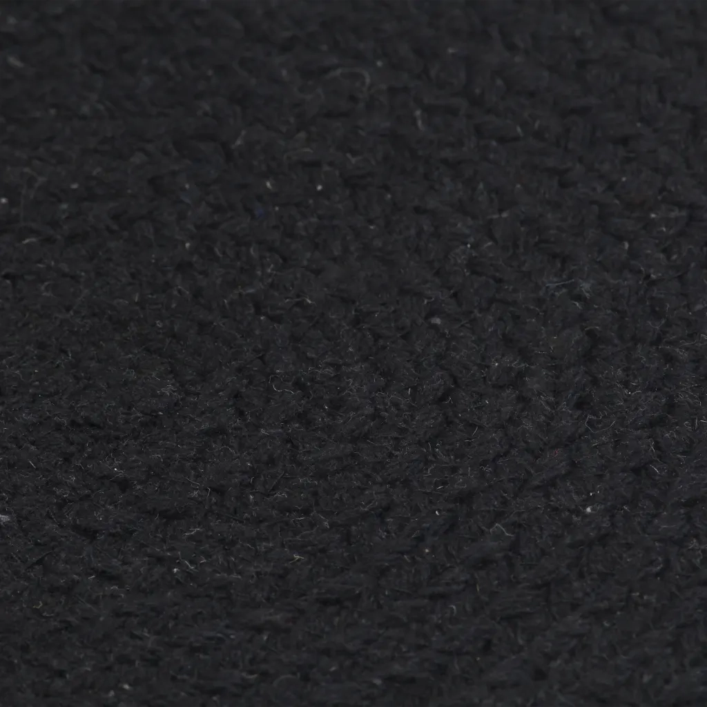 Tovagliette 6 pz Nero Neutro 38 cm Rotonde in Cotone  cod mxl 65739