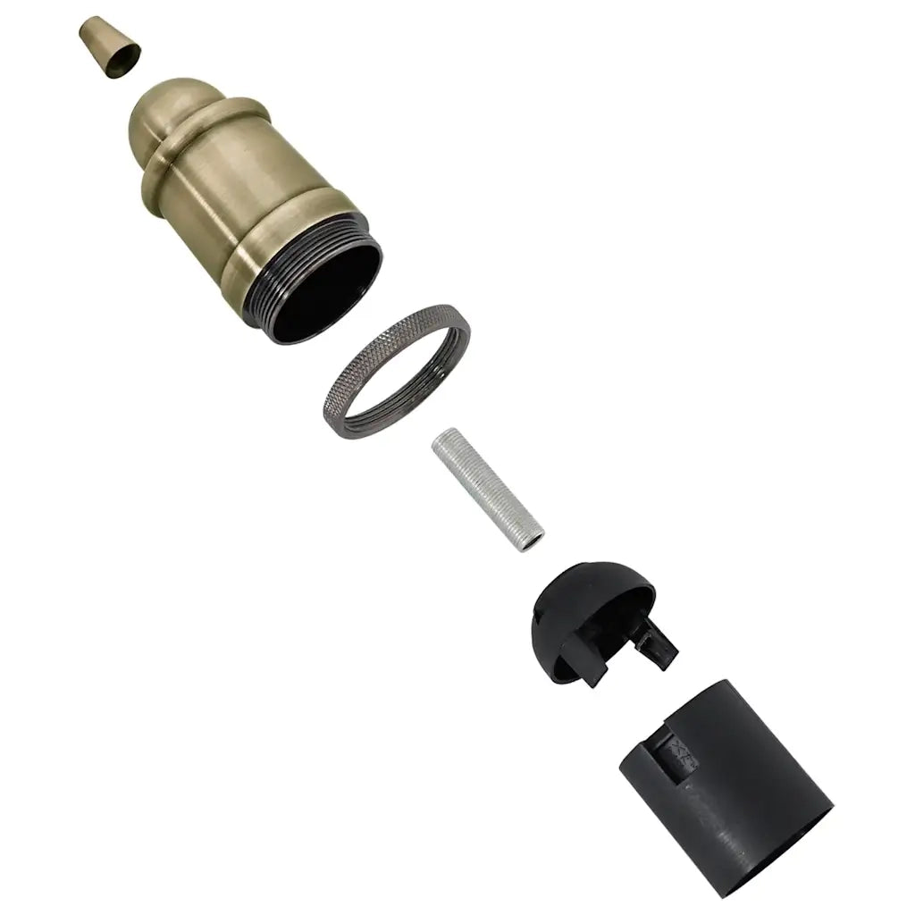 Portalampade 2 pz Bronzo E27 4106540
