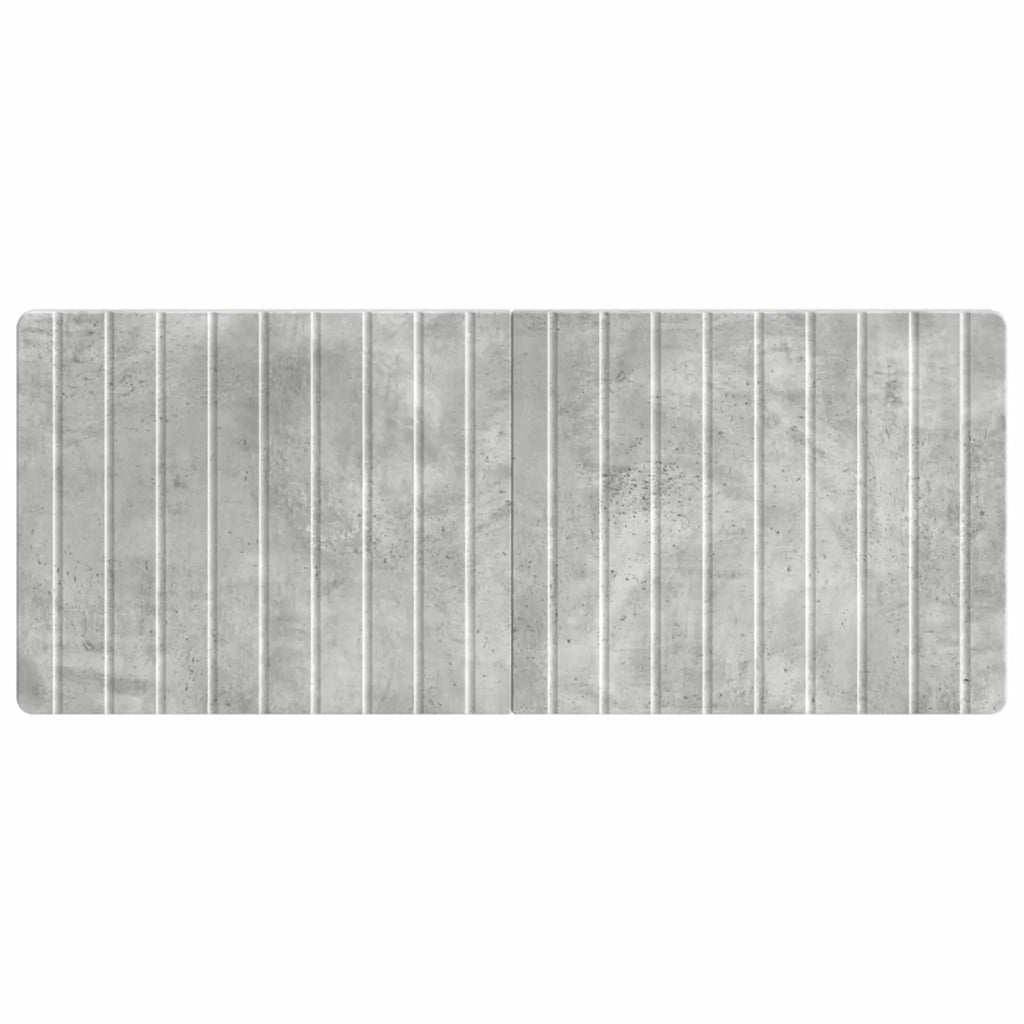 Testiera da Muro ZWOLLE Grigio Cemento Legno ingegnerizzato 896528