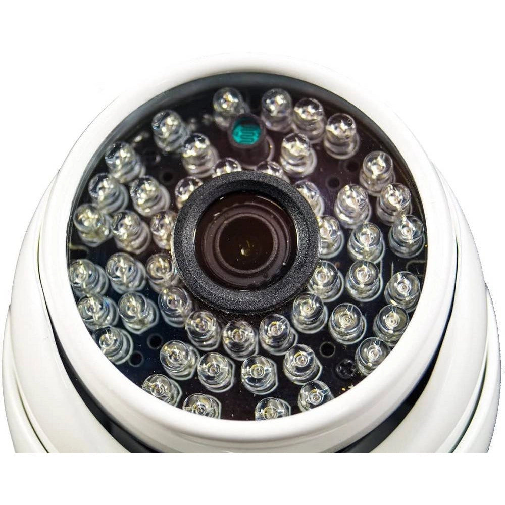 Trade Shop - Telecamera Dome Videosorveglianza Ahd 48 Led Ir 3 Mp 3.6 Mm Soffitto Case Negozi -