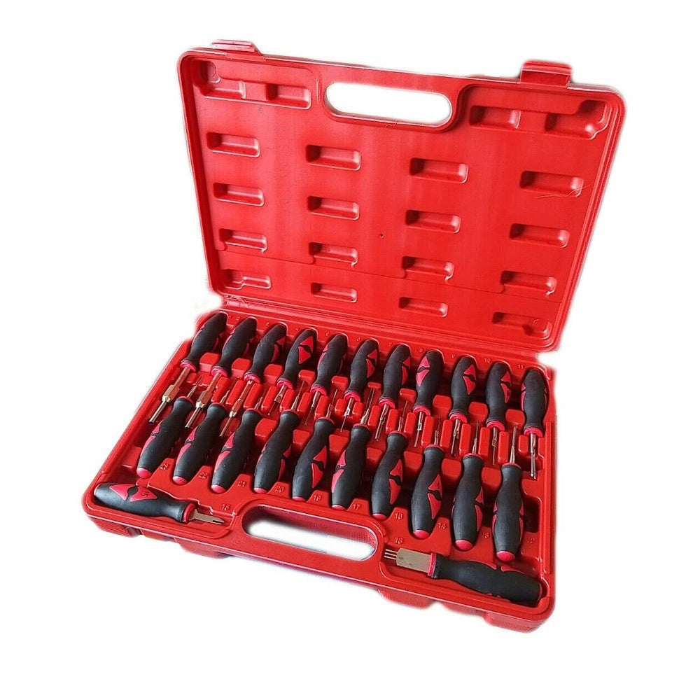 Trade Shop - Kit 23 Pz Strumenti Di Rimozione Terminale Connettori Cablaggi Elettrici Auto -
