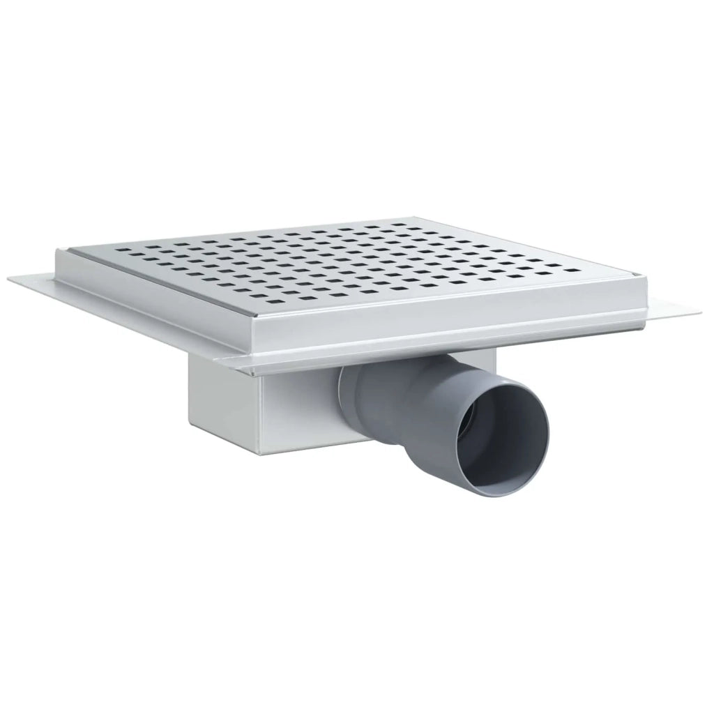 Scarico doccia a pois Argento 20 x 20 cm Acciaio Inox 304 42015935
