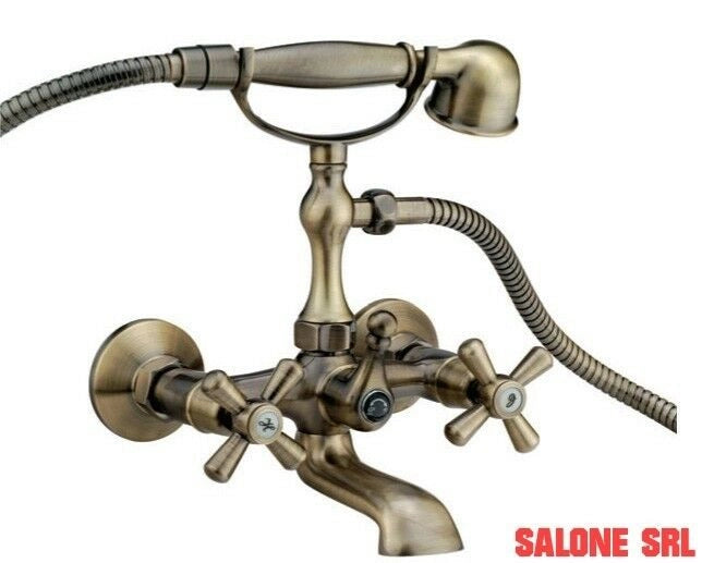 RUBINETTO MISCELATORE PER VASCA SERIE CROCE SOFIA BRONZO