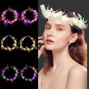 Set di 6 fascette luminose a pedali a coda di cavallo per occasioni speciali
