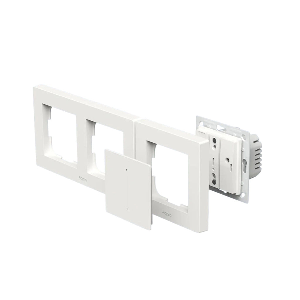 H2 Interruttore luminoso intelligente a 4 pulsanti con 2 canali Bianco Aqara