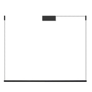 DAISHO PRO - Sospensione Orizzontale LED 42W 3000K CRI90 156,5 x 2 x 160 cm, Finitura Nera, IP20, Design Minimale Antiriflesso UGR<19 - Rossini