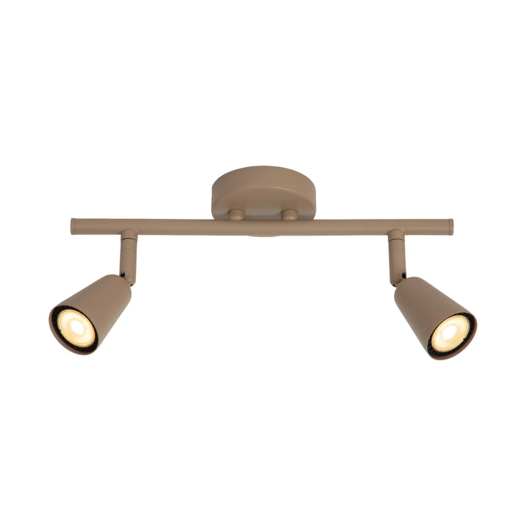 Faretto da soffitto TIANA 2xGU10 beige metallo Lucide