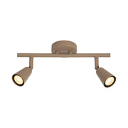 Faretto da soffitto TIANA 2xGU10 beige metallo Lucide
