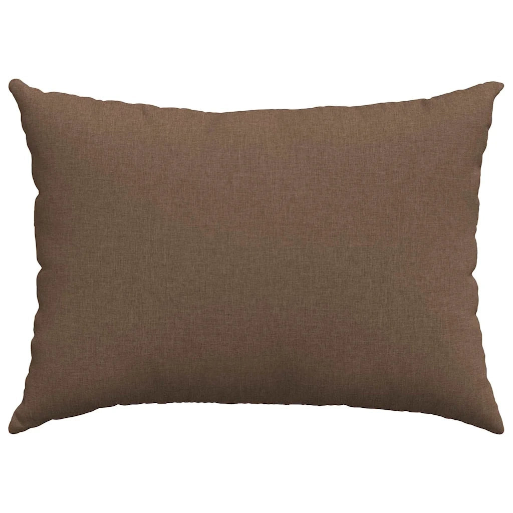Cuscini da Divano 2 pcs Marrone 70 x 50 cm Tessuto