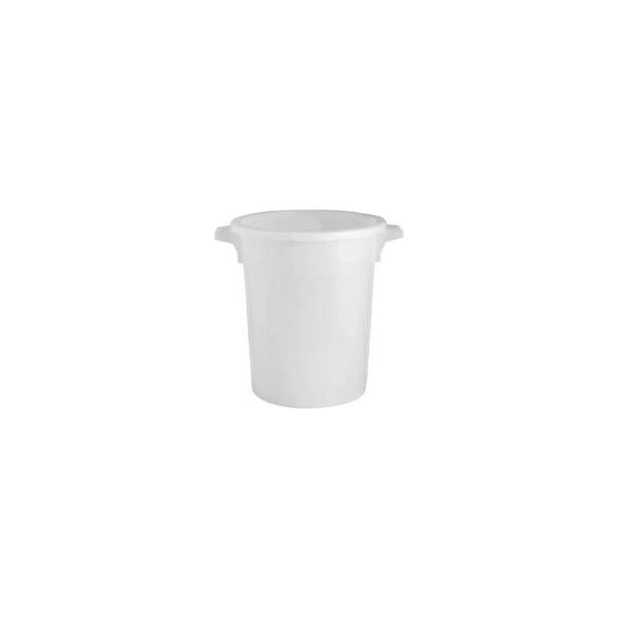 Giganplast GPS570753 Contenitore con Coperchio 60 Litri in Plastica Impilabile Bianco