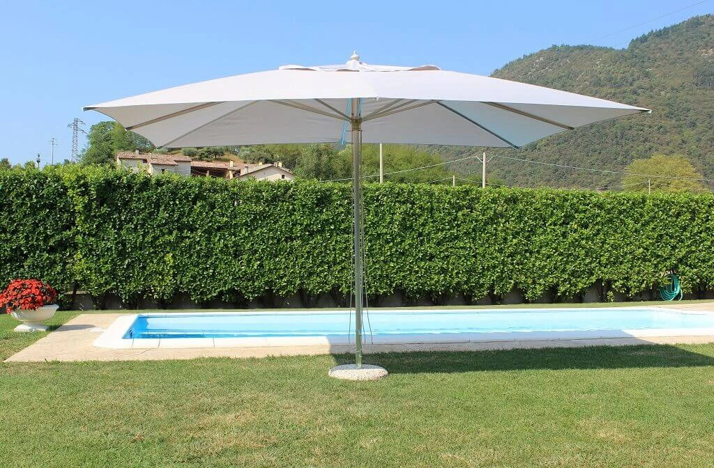 Ombrellone da Giardino 3x3 palo centrale in alluminio - GANGE
