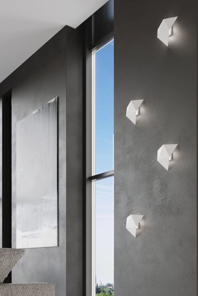 Applique SOLIDO bianca metallo 2xG9 Sollux SL.0420 moderna