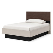 Letto Matrimoniale Takaya, Letto Matrimoniale Dimensione Materasso 160x200 cm, Bianco Crema