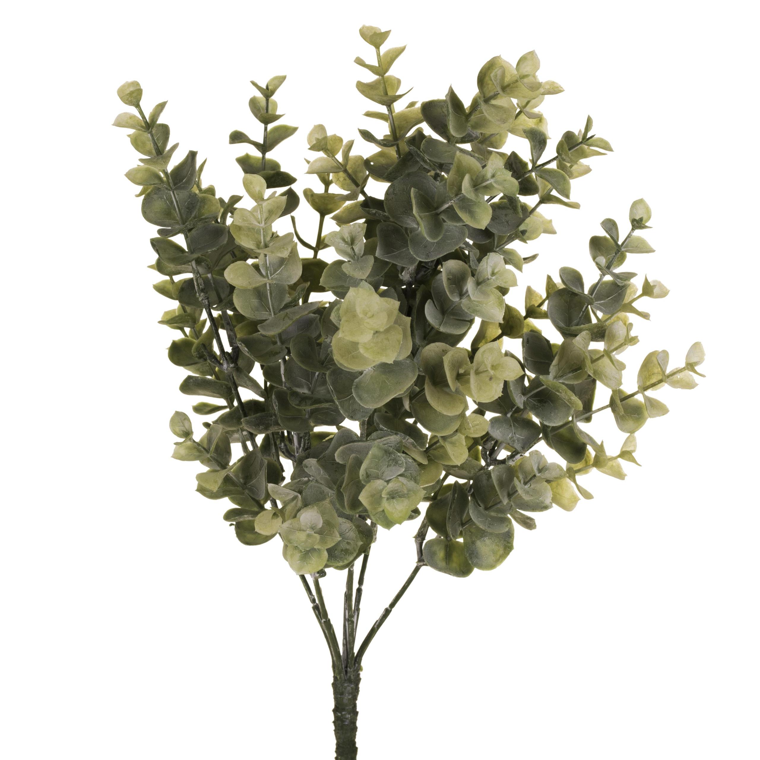 Set 4 Mini Eucaliptus Artificiali Altezza 41 cm Verde