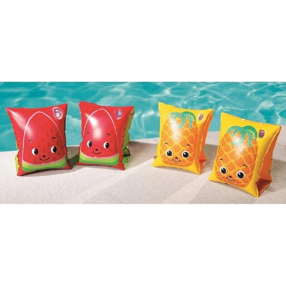 Trade Shop - Braccioli Frutta Per Bambini 23x15cm Nuoto Piscina Mare Modelli Assortiti 32042 -