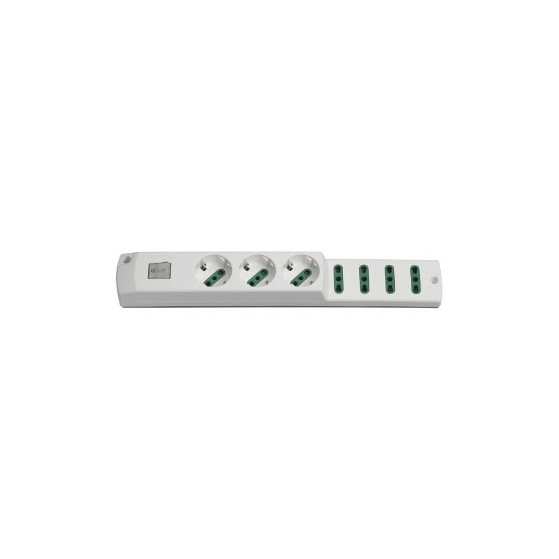 00425.B Presa Multipla 3P30+4P17/11+Int. Bianco