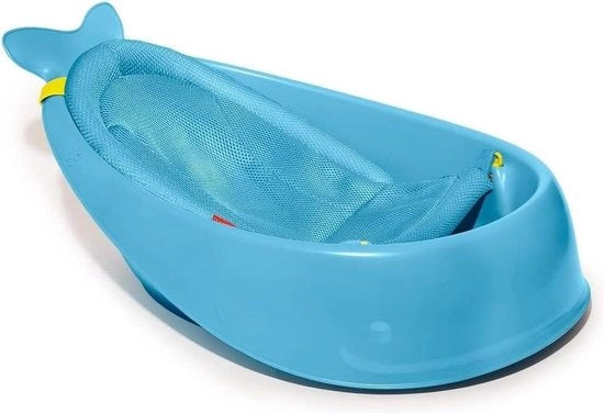 Tubino per Bagnetto a 3 Fasi - Blu - Bacinella per Bambini con Supporto Ergonomico