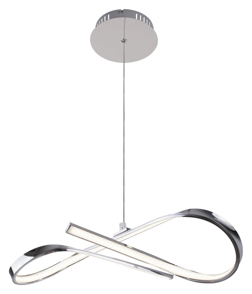 Lampadario LED Aniela 20W cromo luce neutra Rabalux