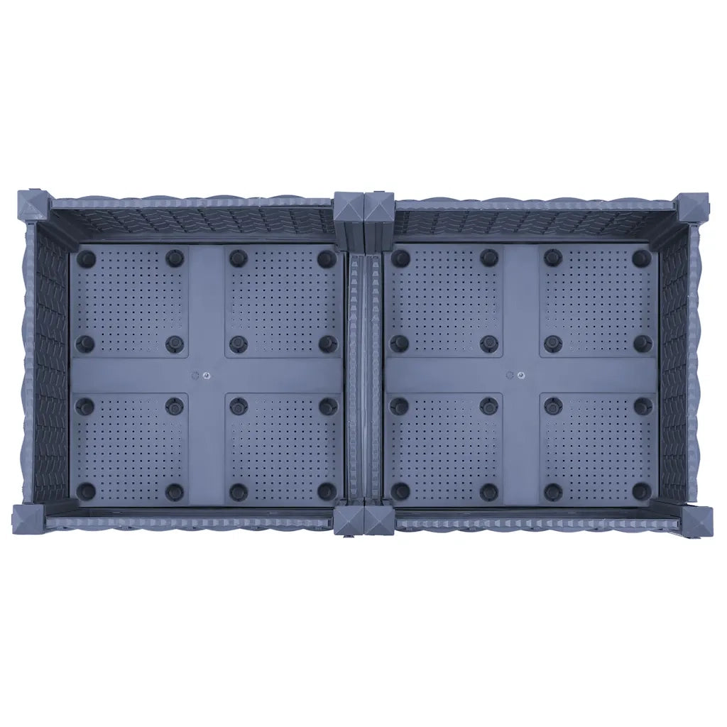 Fioriera Rialzata 80x40x23 cm in Polipropilene 310398